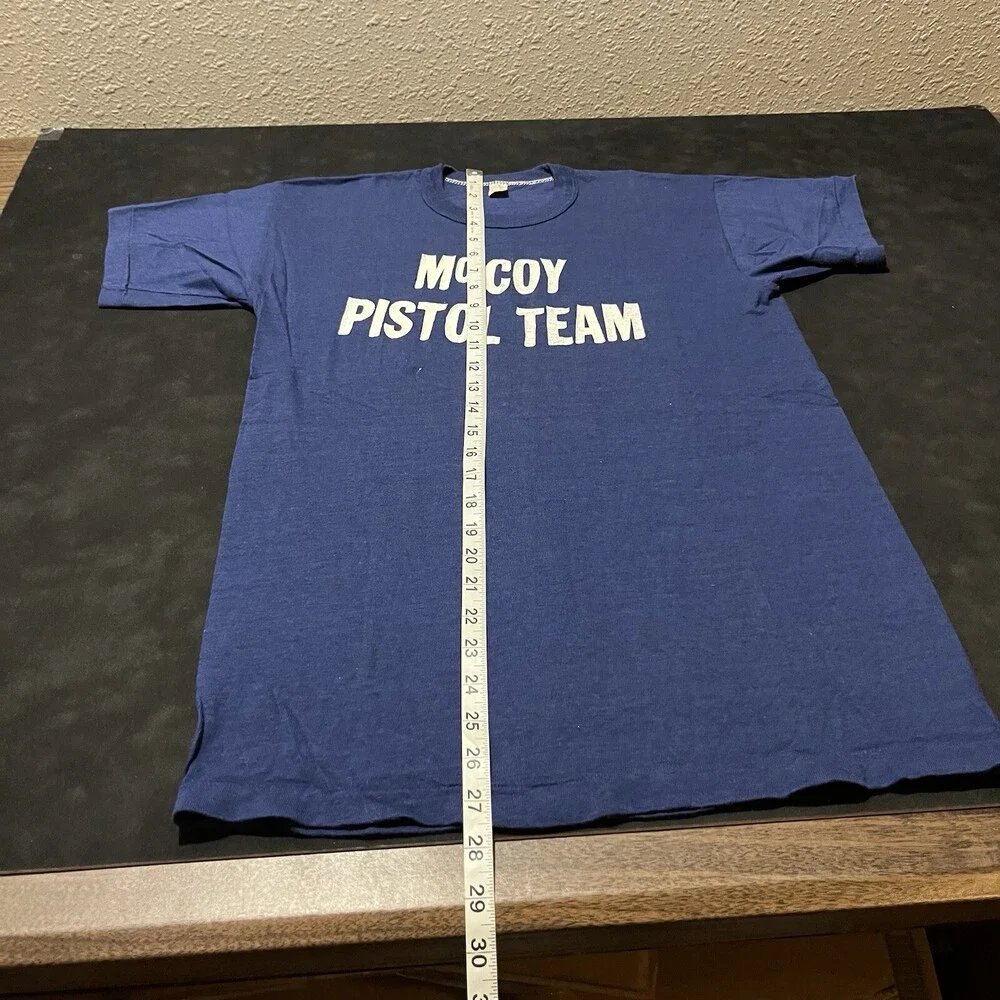 Russell Southern Co 1950s Shirt Vintage Cotton 1960s Jersey McCoy Pistol Team